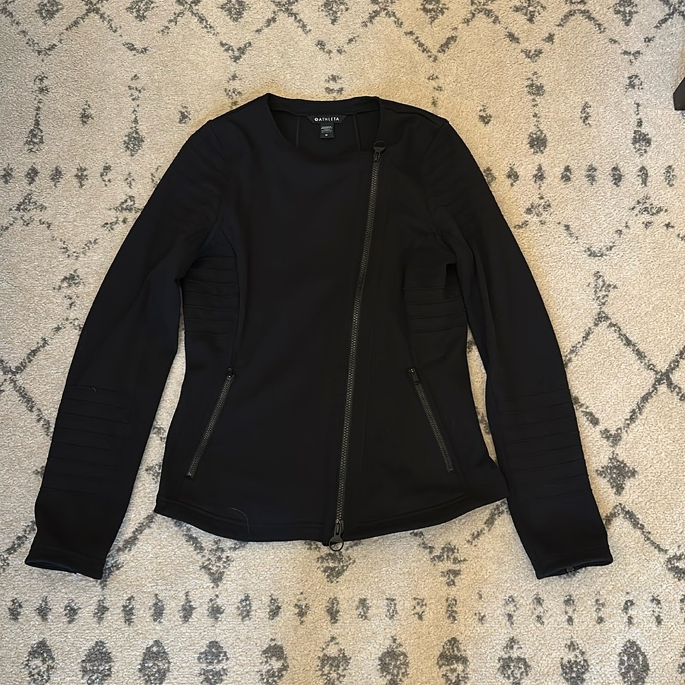 Athleta moto style sweatshirt